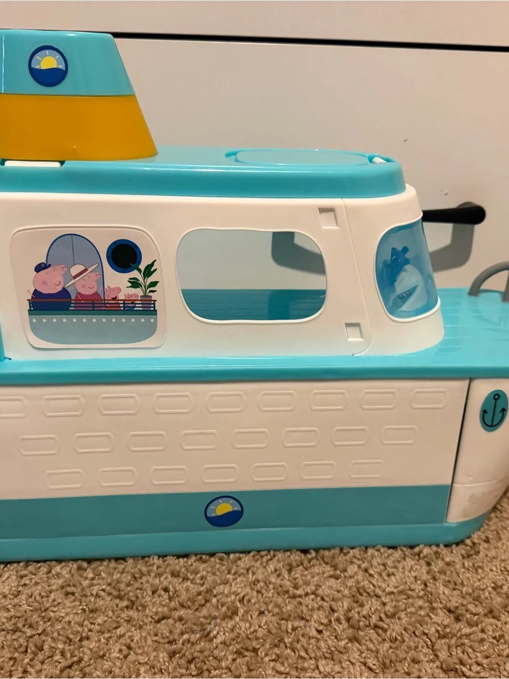 Peppa Pig Blue White and Yellow Play Boat